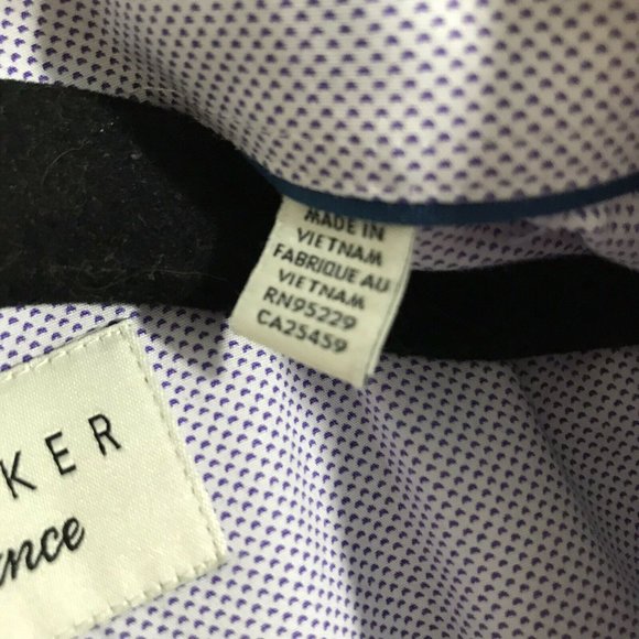 Ted Baker Endurance Purple Men's L/S Button Up - Picture 5 of 6